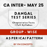 CA Inter Both Group - Chapterwise Tests + Full Syllabus Test Series | By Ym Concepts